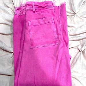 Zara marine straight pants size 8 in pink